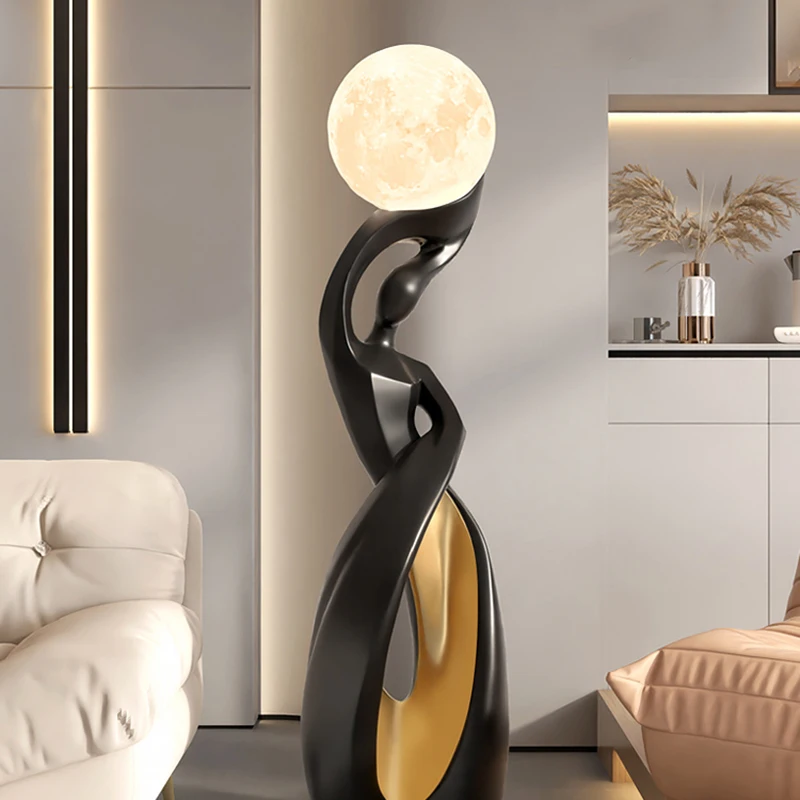 Modern LED Floor Lamp for Living Room Bedroom, Dimmable Standing Lamp with Remote Control, 3 Color Temperatures.