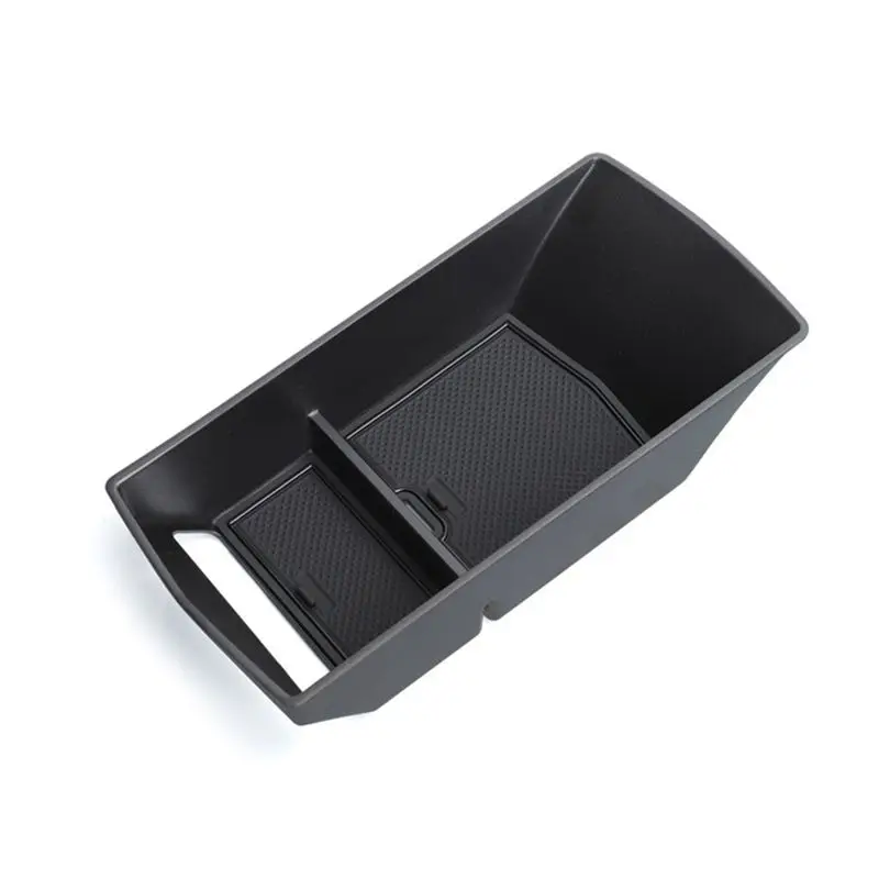 

WF-1 PCS Car Armrest Storage Box Center Console Tray Organizer Accessories Tidying Black Plastic For 408 2023 308 2021-2