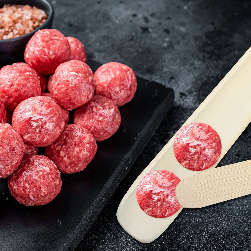 

2Sets Shrimp Paste Molds Meatball Making Tools Practical Small Size Convenient Storage for Restaurants Hotels