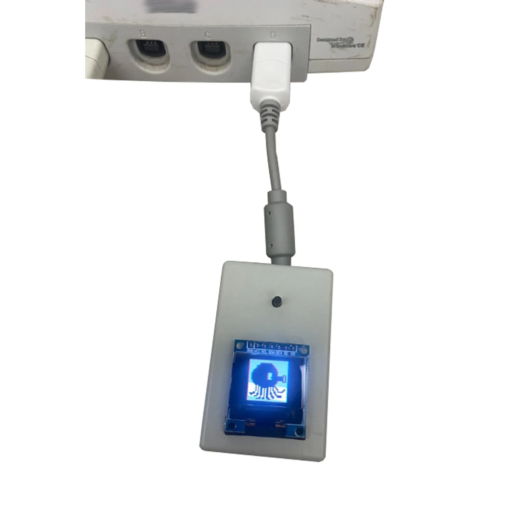 DC large capacity color screen visual memory card with screen display Dreamcast controller converter supports PS MD NGC SS game