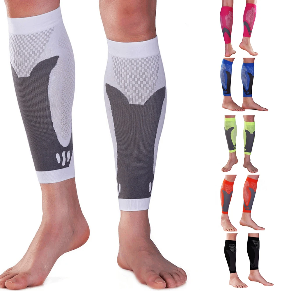 1Pair Leg Compression Sleeve,Calf Support Sleeves Legs Pain Relief ,Comfortable Footless Socks for Fitness,Running,Shin Splints