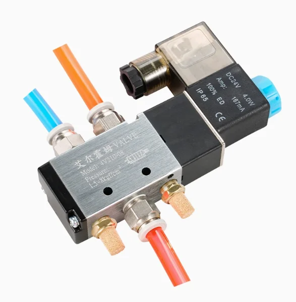 AI ER HuoMu Pneumatic Electromagnetic Valve 4V210-08 4V110-06 4V310-10 4V410-15 4V120-06 4V220-08 4V320-10 4V4