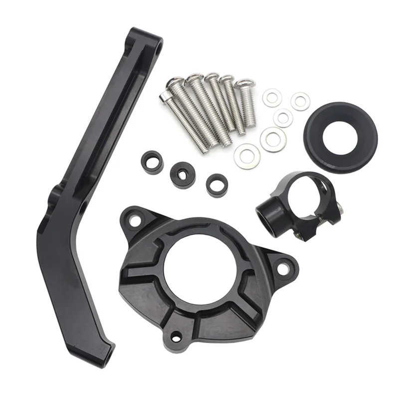 

Trending Motorcycle Adjustable Steering Damper Stabilizer Mounting Kit Bracket For Kawasaki Z1000 2014-2018