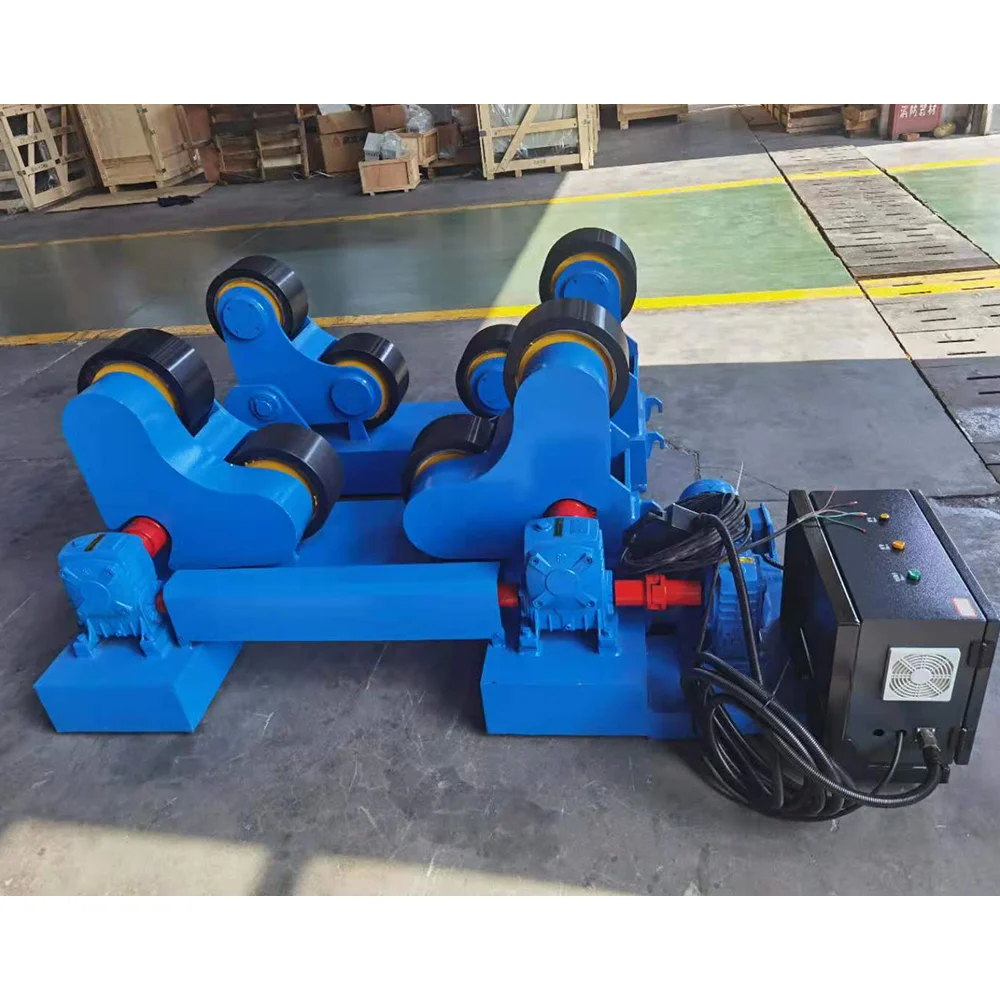 Tube with Motor Automatic Self-Alignment Solder Can Flip Roller Automatic Welding Rotator