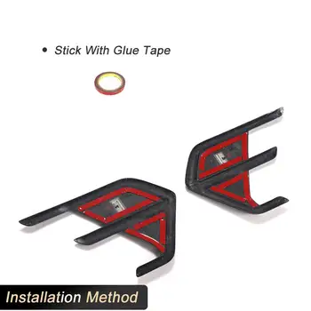 汽車造型乾碳纖維後中擾流板,通用型,適用於Audi RS6 C8 Avant 旅行車四門版 2019-2021 8 最佳銷售 奧迪RS6車身套件 - №7