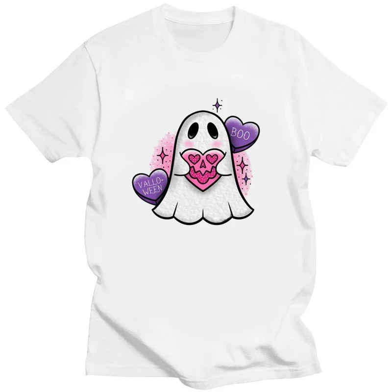 Hallowmas The Ghost Has A Pumpkin T-shirt Create Funny Gift T-shirts Graphic T Shirts  Women Clothing Tops Ropa De Mujer