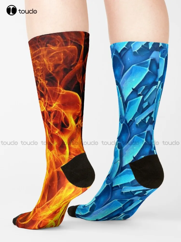 

My Hero Shoto Todoroki Socks Black Socks For Men Harajuku Personalized Custom Unisex Adult Teen Youth Socks 360° Digital Print