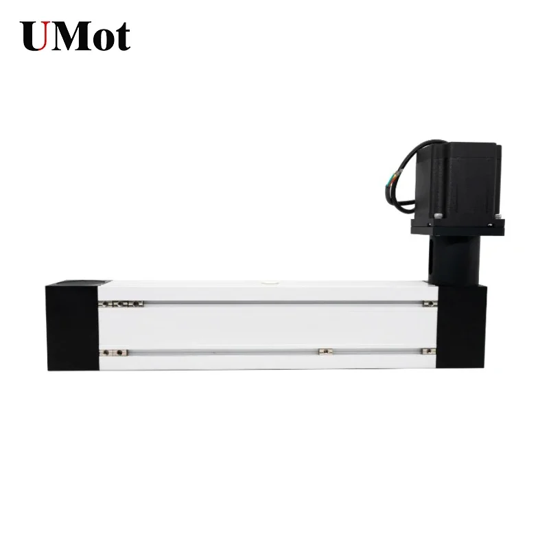 Double Rail Belt Linear Motion Actuator Linear Guide Unit with 4 Slider