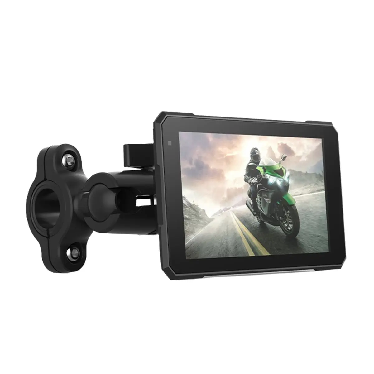 ~!Newest DTD3445inch Motorcycle GPS Navigator Screen Carplay Android Auto Voice Control IPX7 Waterproof Moto Monitor