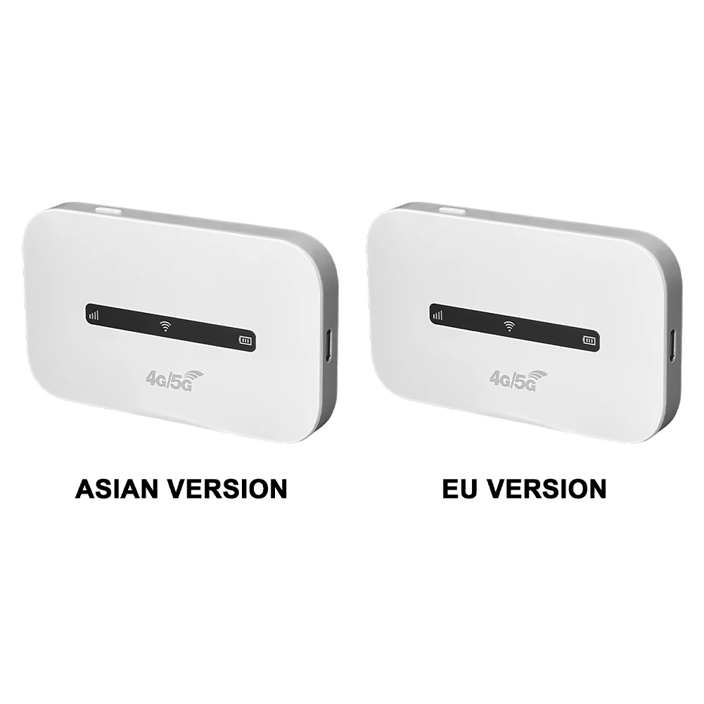 4G LTE Pocket Mobile Hotspot 3000mAh 150Mbps Modem Router Support 8 To 10 Users with SIM Card Slot for Home Office Car Travel
