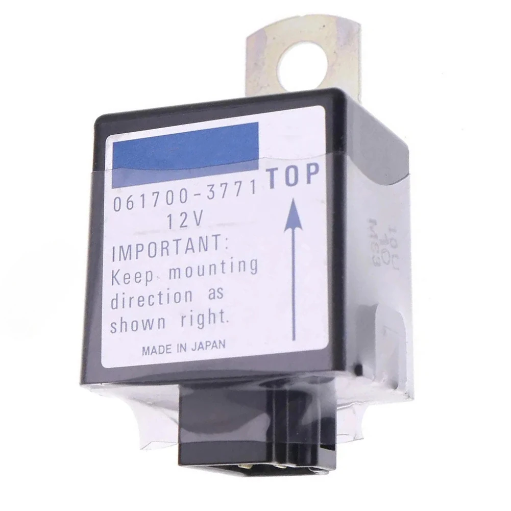 

1pc Relay Timer Parts For KUBOTA For T0070-31410 For 061700-3771 For 061700-3770 Power Tools 4pins 12V Timer Relay Tool