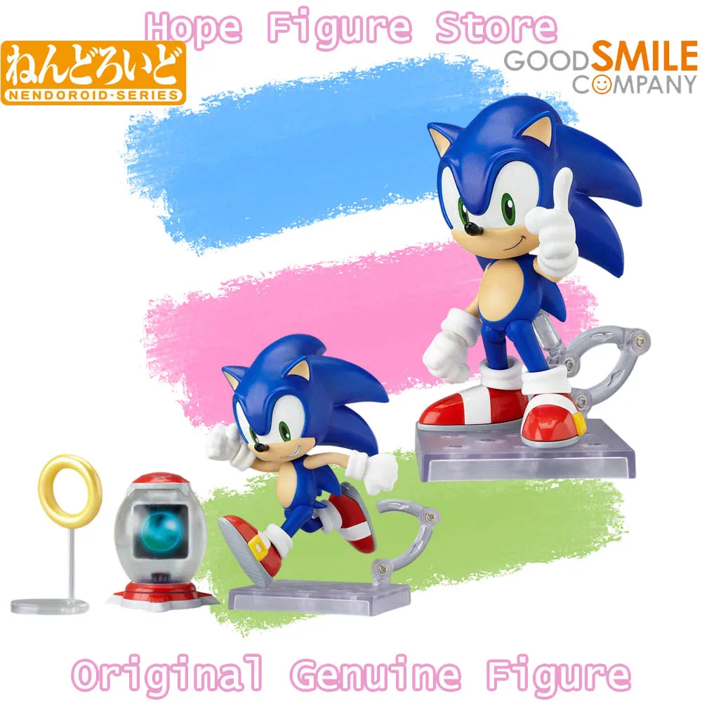 In Stock Genuine Good Smile Nendoroid Sonic The Hedgehog Sonic Figure Anime Model Toy