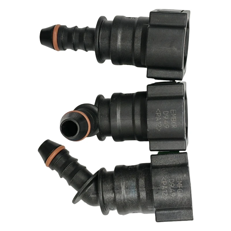 9.49mm 9.49 ID6 SAE 3/8 Fuel pipe joint auto Fuel line quick connector plastic female filter connector 2pcs a lot