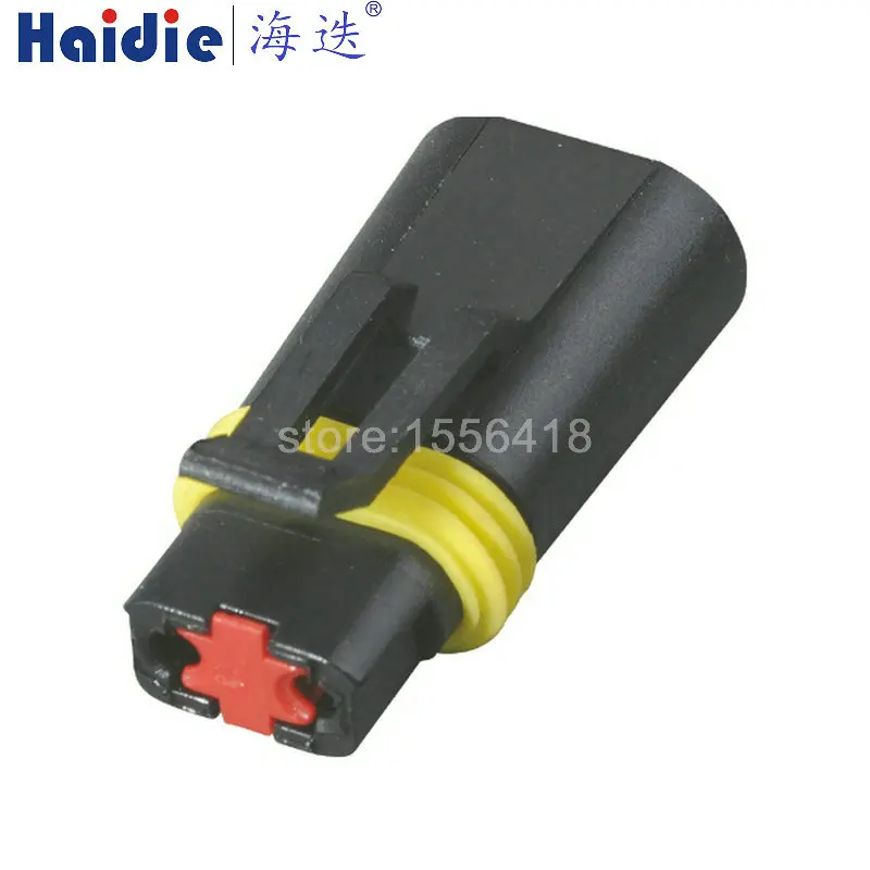 1-100 sets 2 Pins plastic shell automotive connector