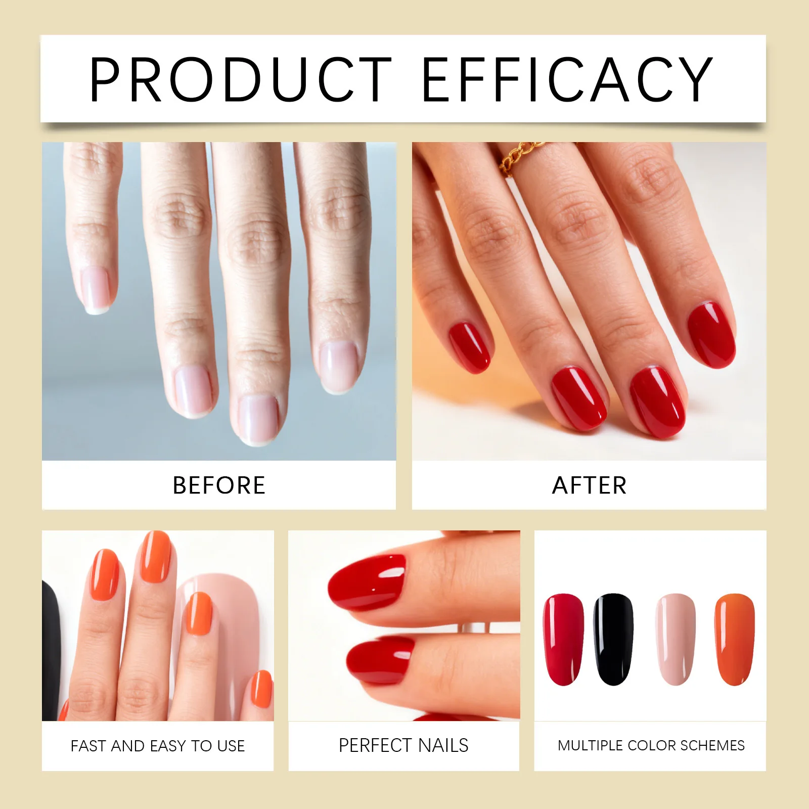 10ml Gel Nail Art Top Coat Base Coat Strengthener Wear-resistant Brightening Brush in Bottle Soak Off for Nail Art Design Tool