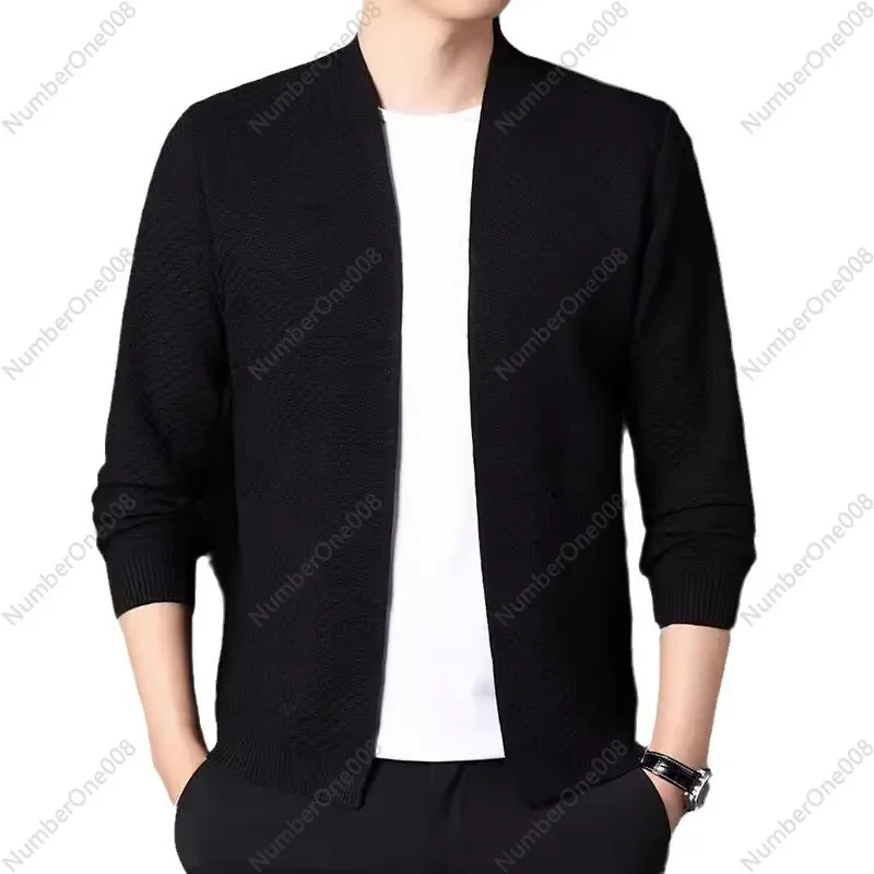 

Новый мужской вязаный кардиган с длинными рукавами «Рыбья чешуя» облегающий модный красивый топ оптом