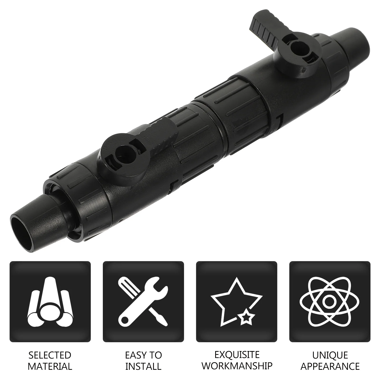 

Aquarium Hose Valves Water Flow Regulating Valve for Fish Tank Filter High-Quality ABS Material Easy Install Fish Tank Water