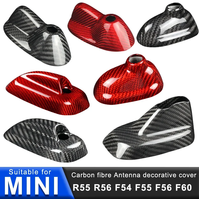 

Крышка автомобильной антенны, наклейка из углеродного волокна для BMW MINI ONE COOPER S JCW R55 R56 F54 F55 F56 F60, аксессуары для внешней модификации