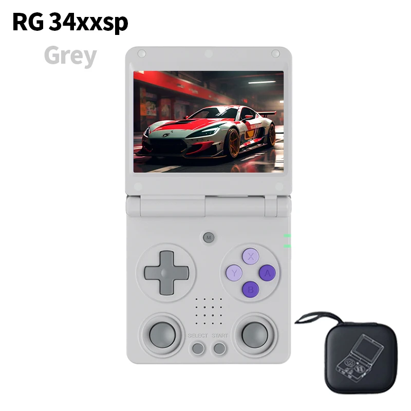 ANBERNIC RG34XX SP 携帯ゲーム機 3.4インチ IPS 64ビット