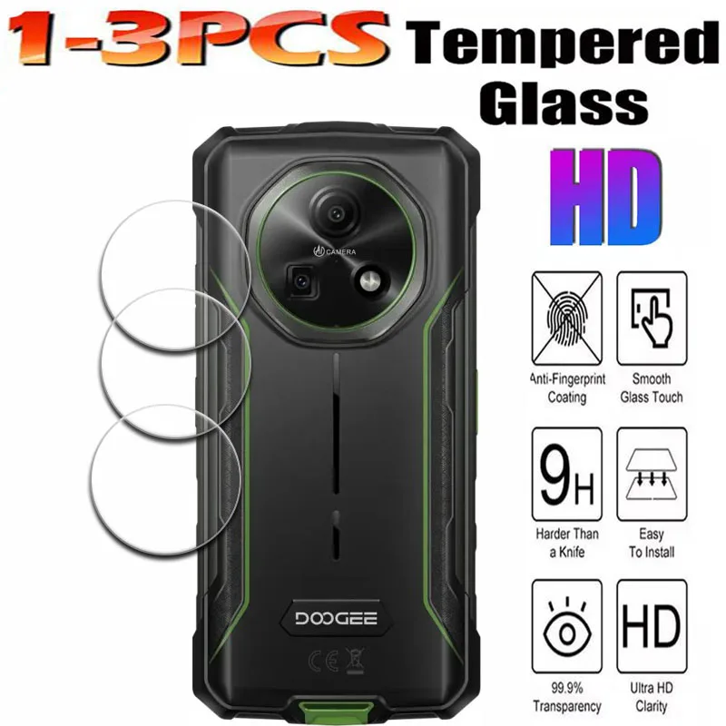 1/3 قطعة عدسة كاميرا ثلاثية الأبعاد لهاتف Doogee Fire 7 Pro، زجاج مقوى لـ Fire7Pro Fire7 7Pro Fire5 Ultra، غطاء حماية للشاشة الخلفية
