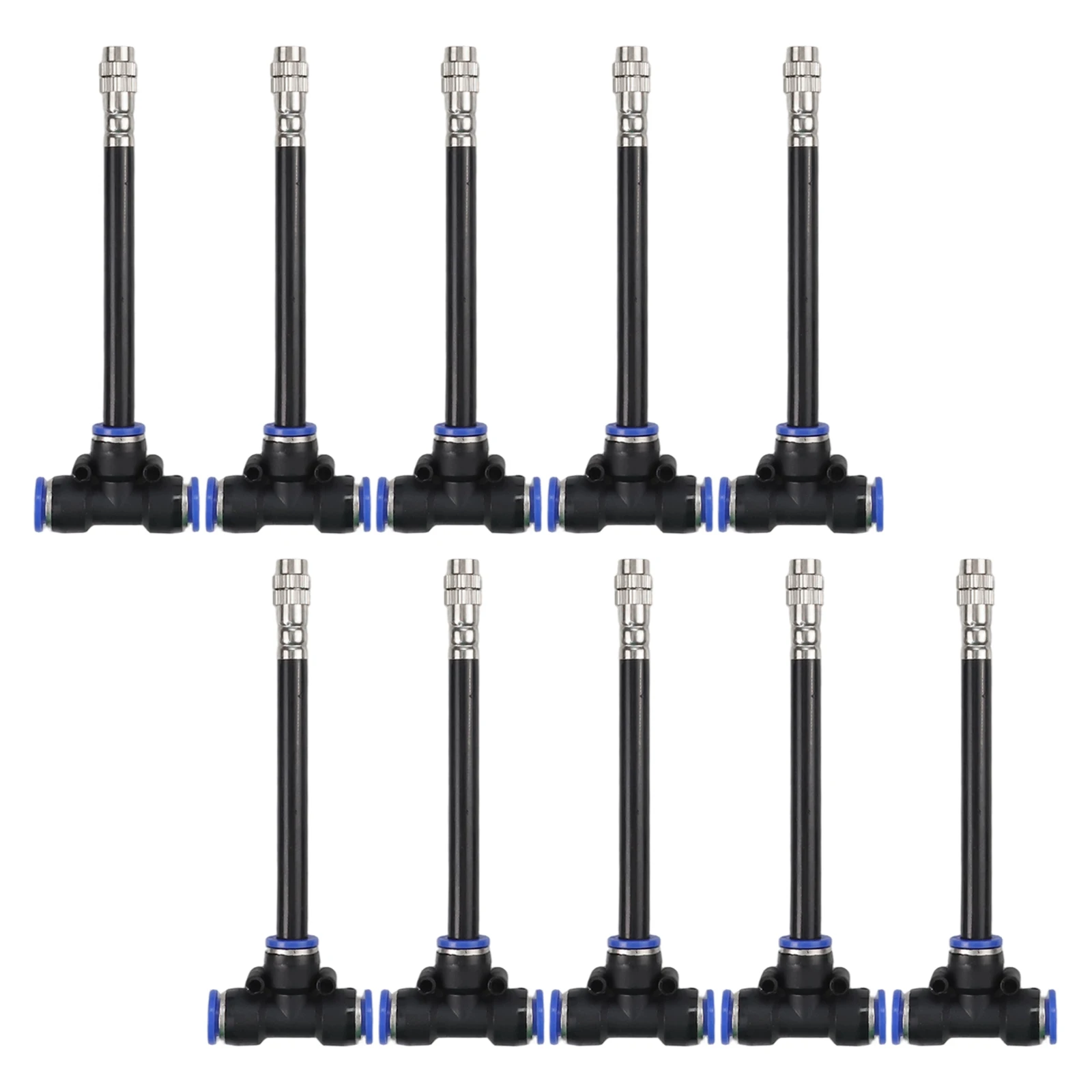 Irrigation Curved Lawn Water Hose Sprayer Nozzle Water Saving Design Brass Misting Nozzle Water Hose Outdoor Tees Kit