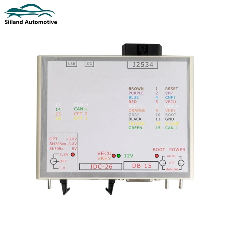 FLASH JTAG PowerBox di alta qualità tramite J2534 ECU-Soft OBD ECU Programmer funziona per ECU-Soft OBD ECU Programmer Power BOX