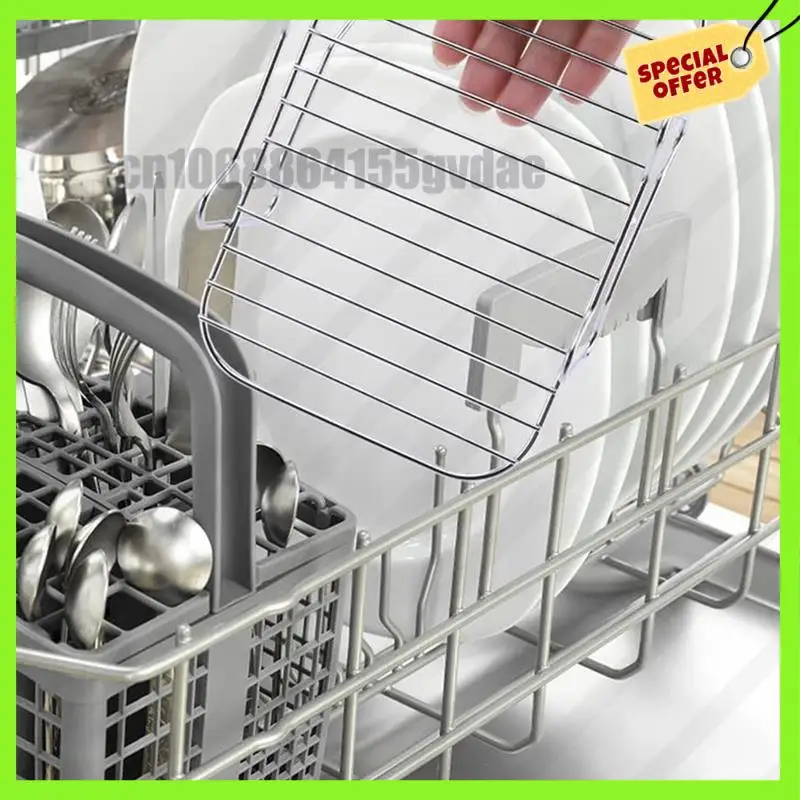 

-A61K Air Fryer Rack For Ninja Dual Air Fryer, 2-Piece Rack With 4 Skewers, Brush And Clips, For Double Basket Air Fryers