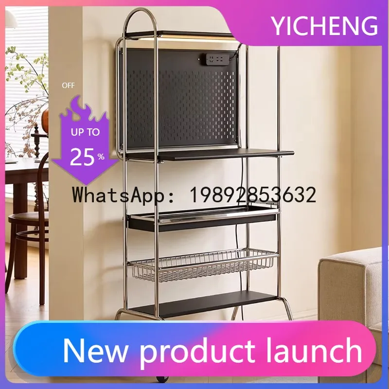 P4-1 medieval style stepped multi-layer storage trolley study creative storage display stand
