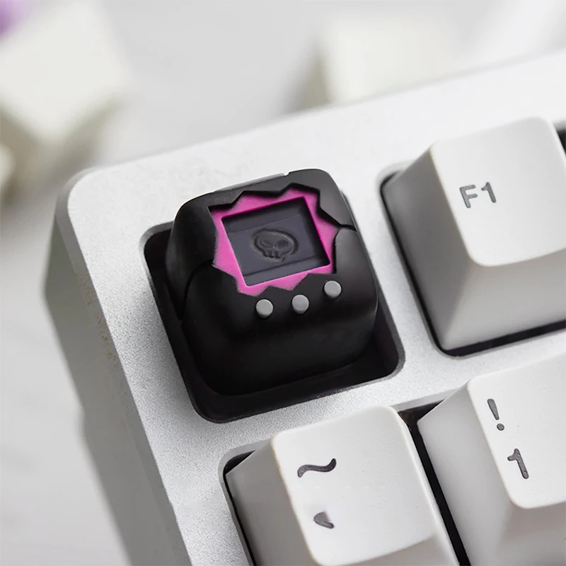 

Electronic Pet Keycaps, Transparent Mechanical Keyboards Customized Keycaps, Cross Axis Computer Game Accessories, Cute Gifts