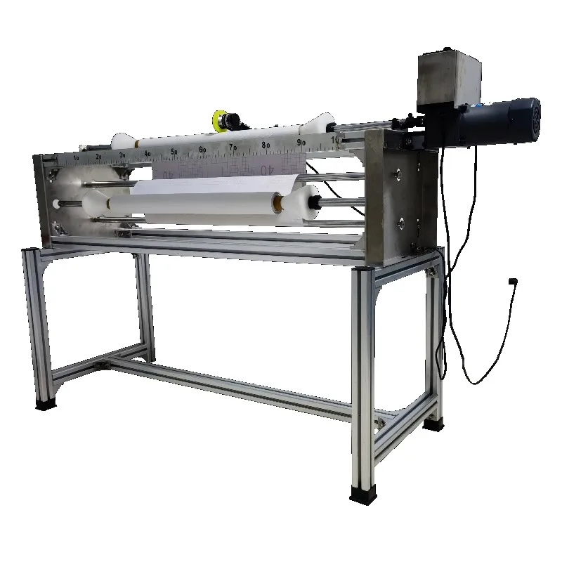 

Automatic Electric Foil Rewinding and Cutting Machine Paper Winding Rewinder with Plastic Carton Packaging