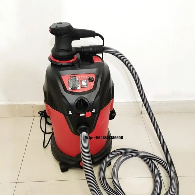 Electric Sandpaper Machine Vacuum Cleaner Dry Grinder Set Car Woodworking Dust Bucket 30 Liter Sander