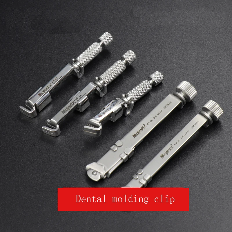 Imported dental bean plate clamping gingival wall lifting rod tool dental resin repair instrument