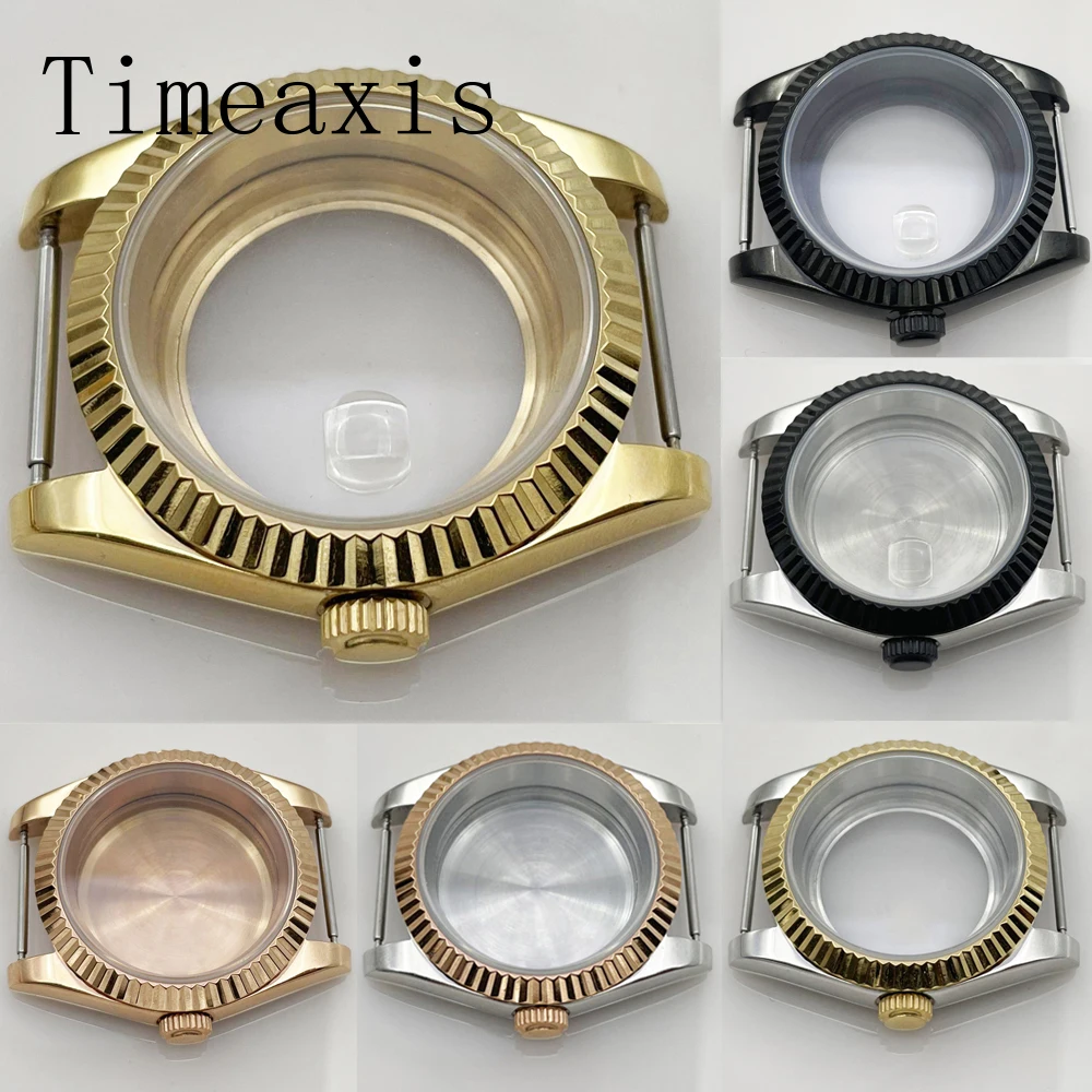 

Корпус Timeaxis 36 мм/39 мм с сапфировым стеклом, подходит для механизмов NH35/NH36, Miyota 8205/8215/821A, ETA 2836/2824, Mingzhu 2813/3804, серебристый/черный