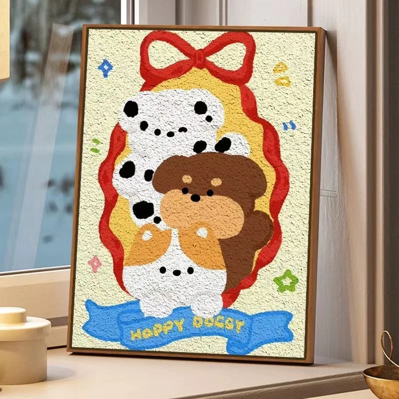 

A6192 Puppy Eyes Oil Painting