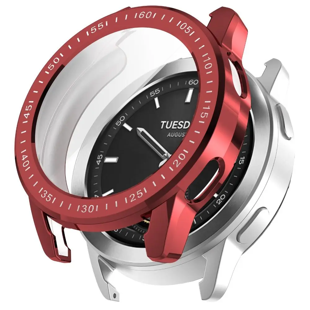 New Full Cover TPU Case Bumper Watchband Screen Protector Soft Smart Protective Shell for Xiaomi Watch S3