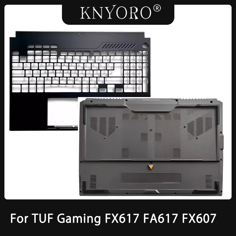 

Оригинальный новый чехол для TUF Gaming FX617 FA617 FX607, верхняя крышка упора для рук, нижняя нижняя часть, корпус для ремонта ноутбука, детали корпуса