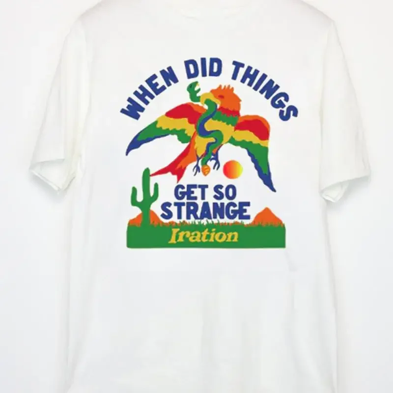 Iration Band Album White T Shirt Tee All Sizes Short Sleeve Xa806