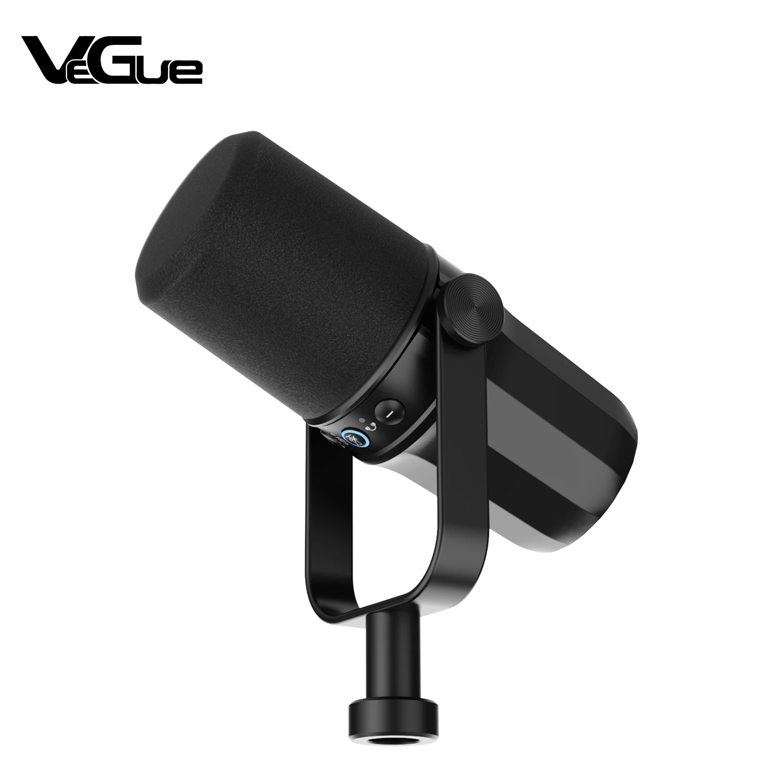 Vegue Hot Selling Conference Wired with Sound Card Podcasting Mic Smartphone  Dynamic Mini Microphone