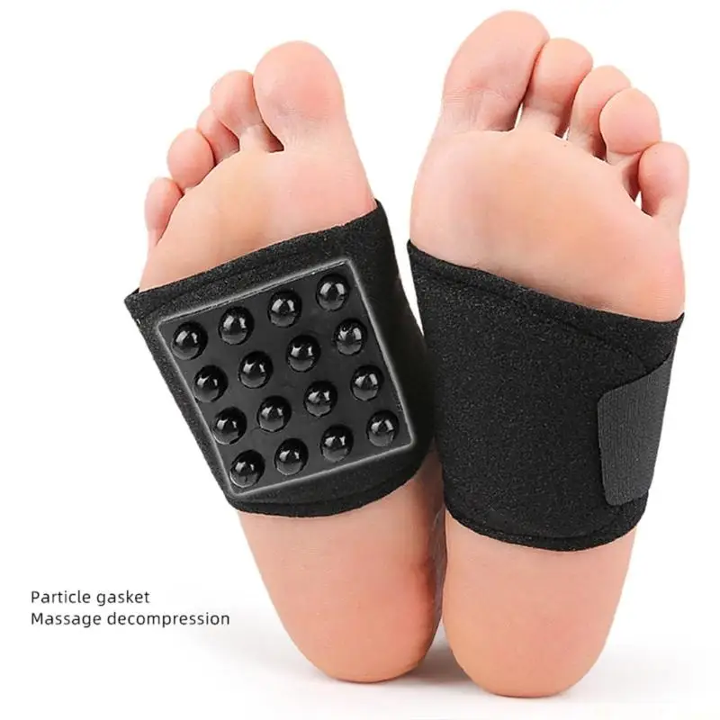 31BE 1 Pair Massage Arch Pad Easy to Use Arch Support Breathable Foot Arch Support
