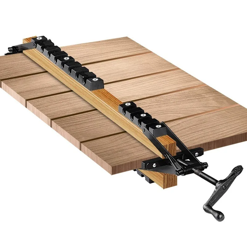 4 Way Panel Clamp Custom Adjustable Width Woodworking Splicing Panel Fix Positioning Fixture Tool