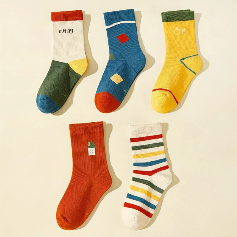 5Pair/lot New boys girls socks