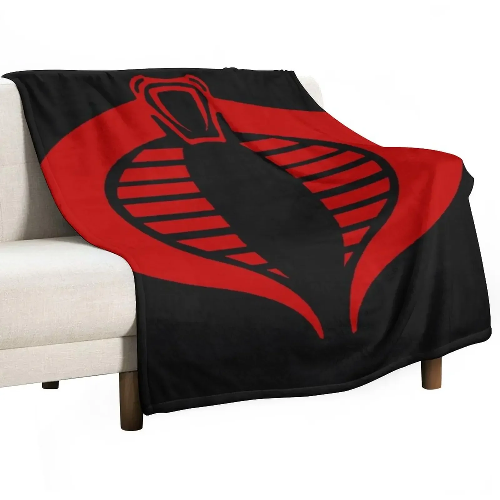 Gi Joe Cobra Enemy Logo Throw Blanket Blanket Sofa Travel Blanket