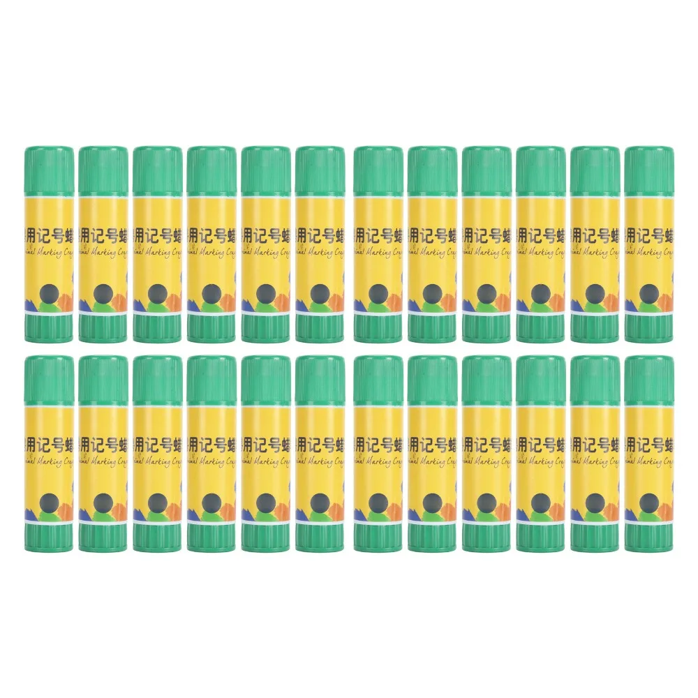 24Pcs Durable Livestock Marker ABS Clear Livestock Marking Crayon Stable Markings Wax Farming Marking Accessories Cattle