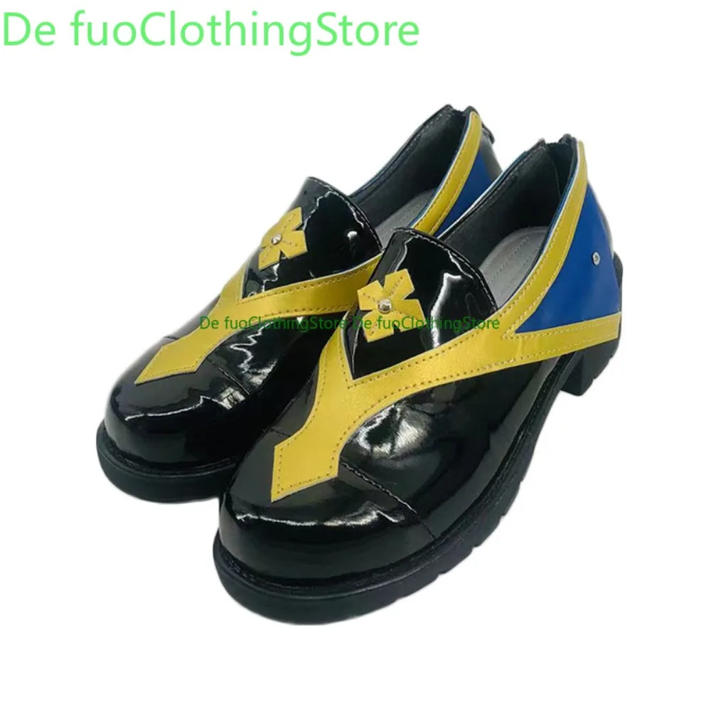 DefuoClothing Genshin Impact Kamisato Ayato zapatos de Cosplay botas de Anime juego de rol zapatos y botas fiesta de Halloween