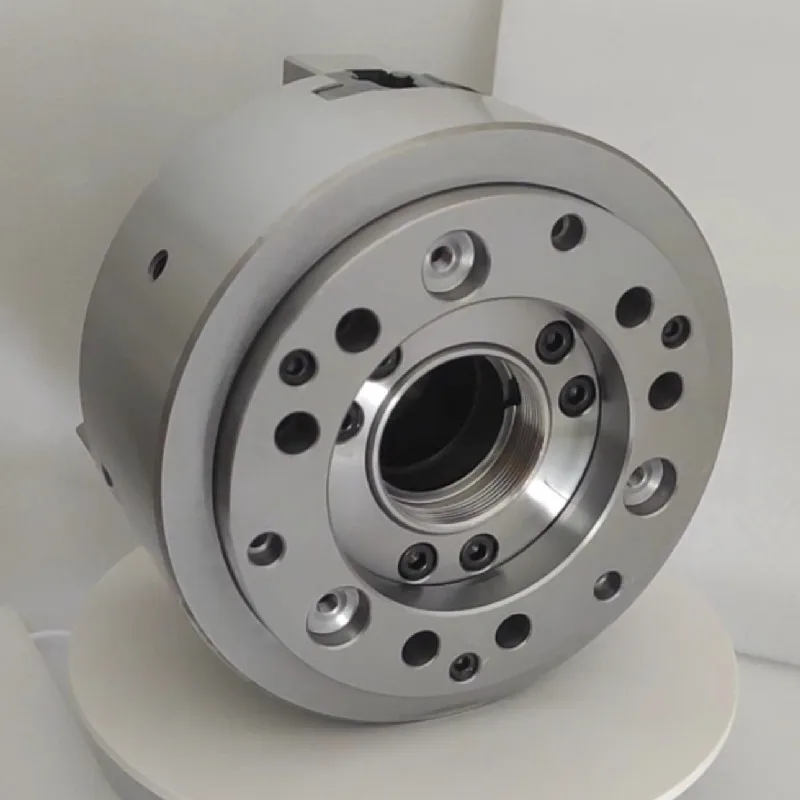 8 Inch SB208 SB210 Hollow Three Jaw Hydraulic Power Chuck Oil Pressure CNC Lathe Chuck