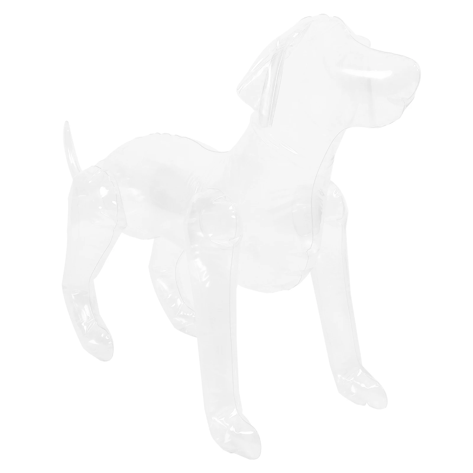 

Inflatable Dog Display Model PVC Material Adjustable Size Clothing Pet Shop Pet Sculpture Dog Clothes Rack Costume