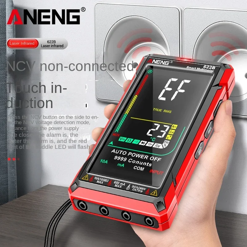 ANENG 622B Touch-controlled ultra-large screen intelligent digital high-precision multimeter for fully automatic electricians