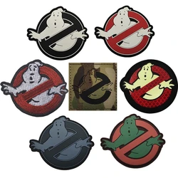Halloween Ghostbusters Nightlight Reflective Armband Embroidered Hook and Loop Patch Diy Backpack Hat Badge Morale Patch