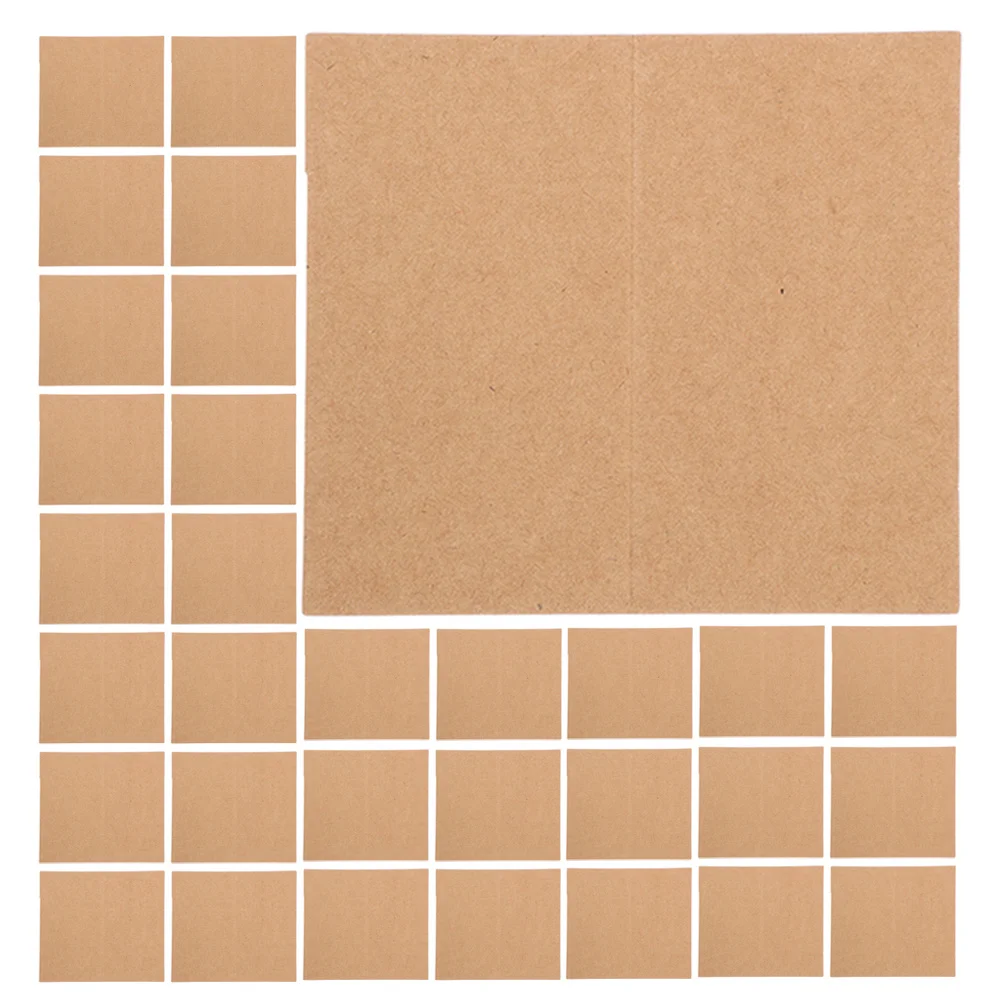 

100Pcs Foldable Brown Blank Seat Cards Self Standing Place Cards for Wedding Party Banquet Table Birthday Place Card