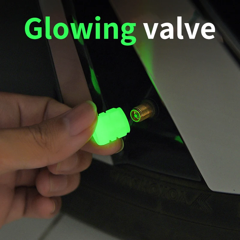 New MTB Decorative Wheel Mini Led Tire Cap Glow Light Wholesale Cheap Bicycle Tyre air Valve Cap Light